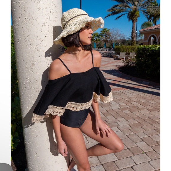 Rad swim Chloe crochet ruffle tankini - Picture 2 of 11